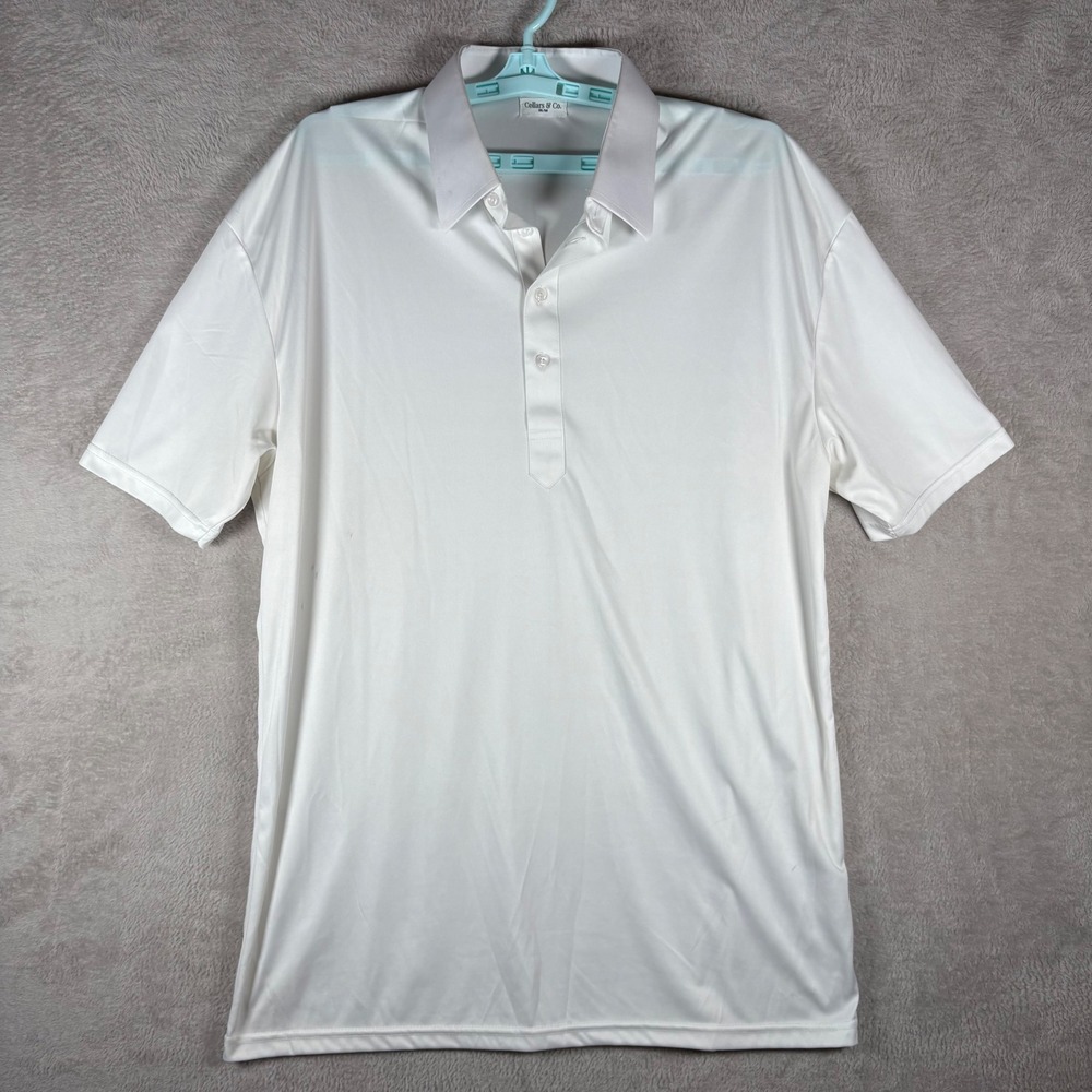 Collars & Co. Dress Collar Polo Mens 2XL-Tall Performance Short Sleeve Shirt